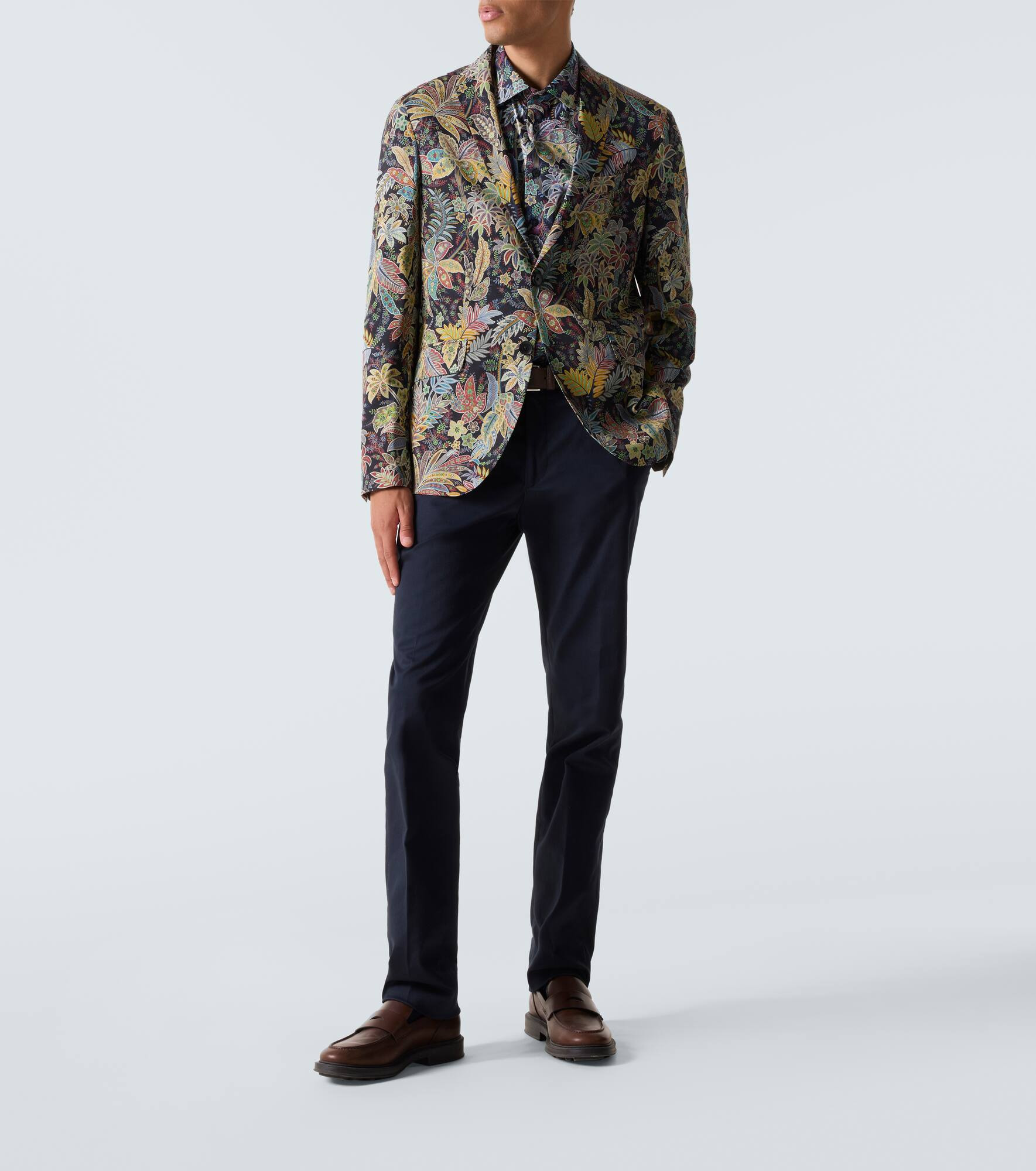Roma printed wool-blend blazer - 2
