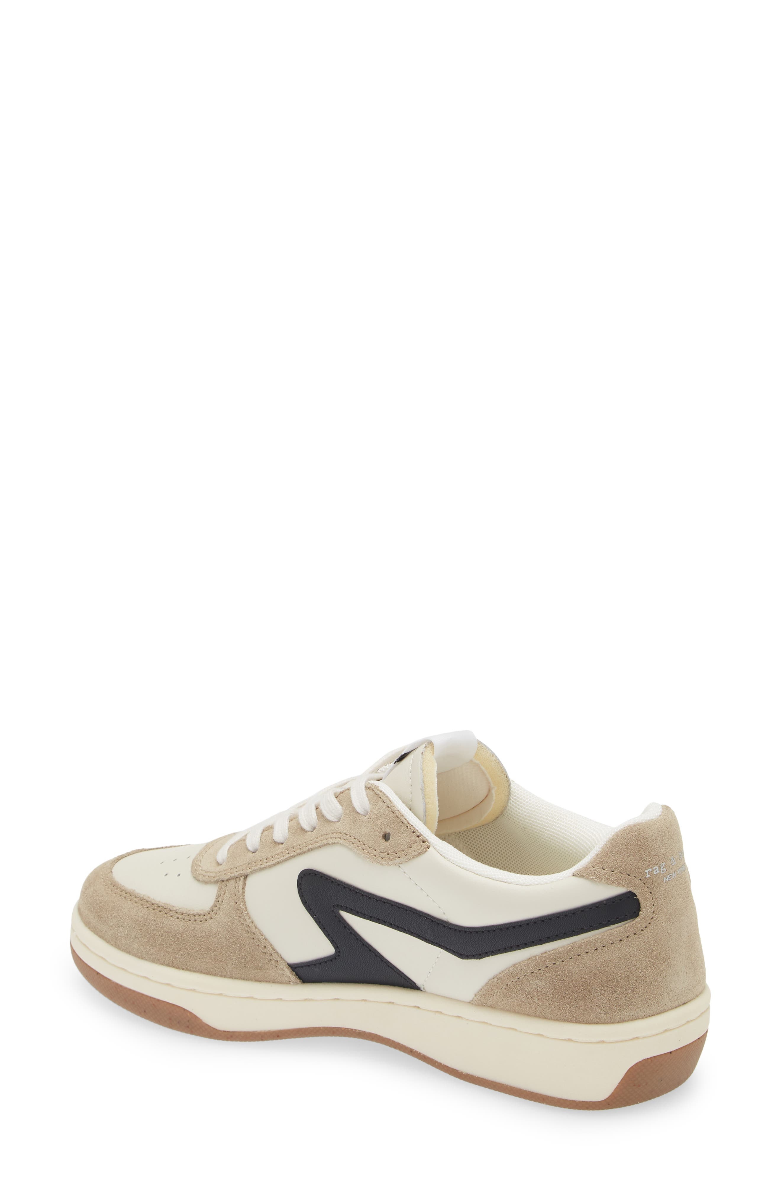 rag & bone Retro Court Sneaker in Dove/Sand at Nordstrom - 2