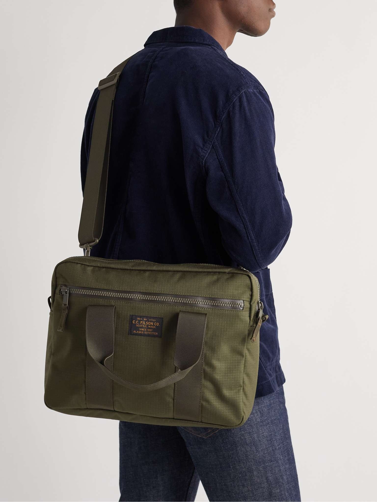 Webbing-Trimmed CORDURA Ripstop Briefcase - 2