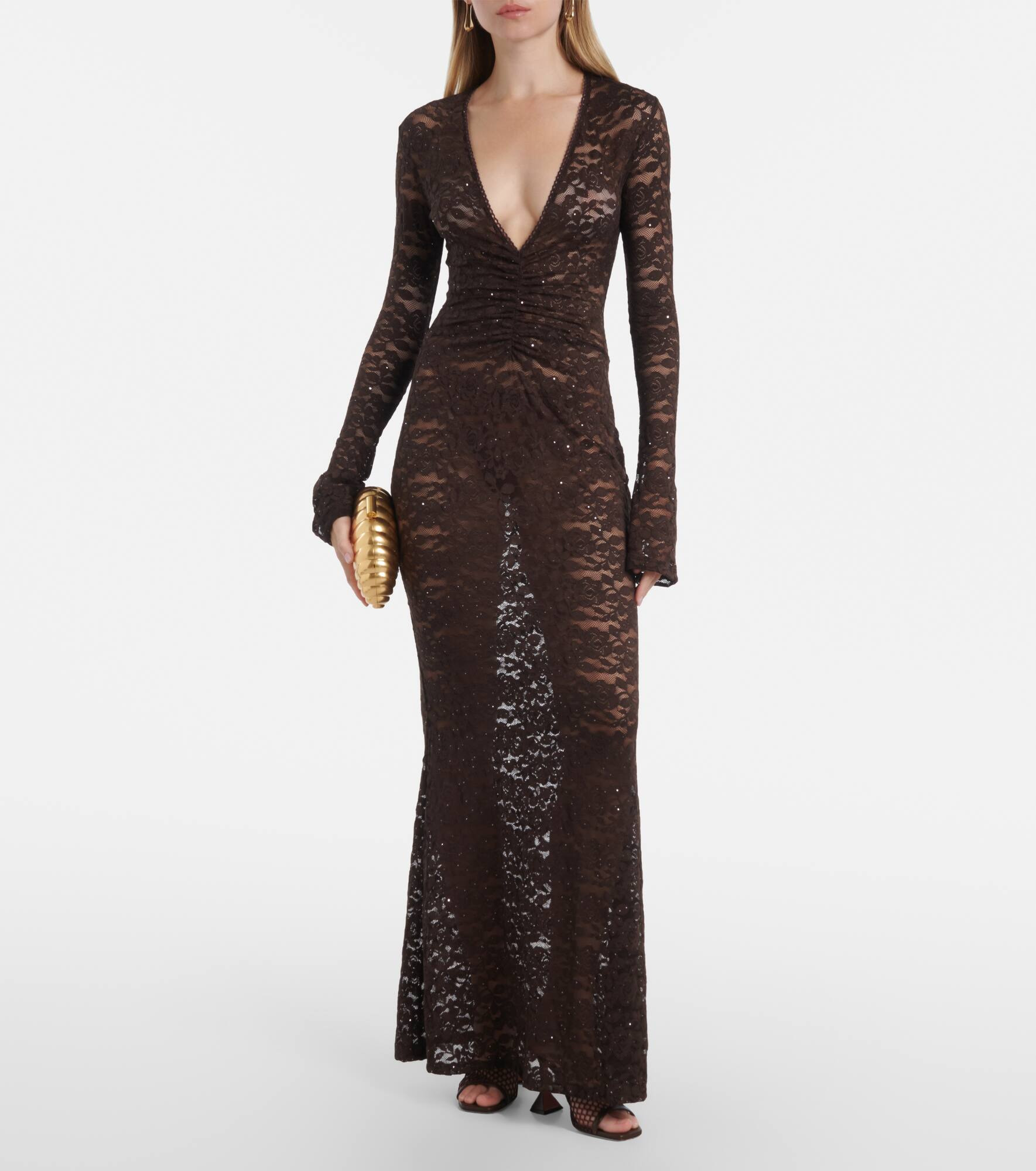 Tyler floral lace maxi dress - 2