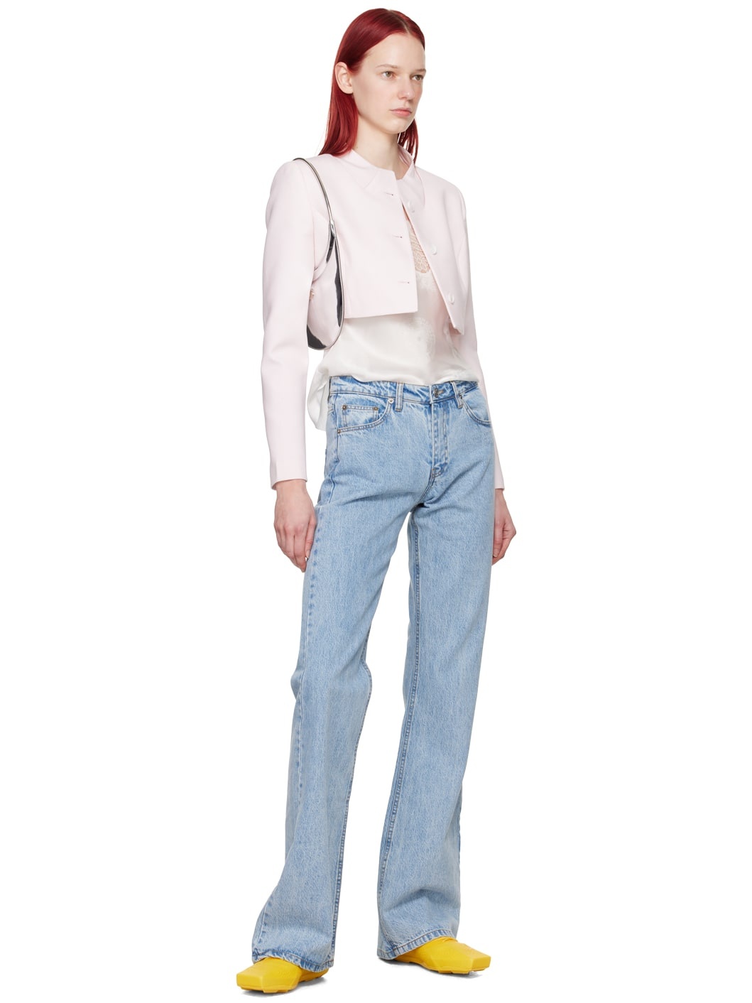 Pink Trompe L'œil Jacket - 4