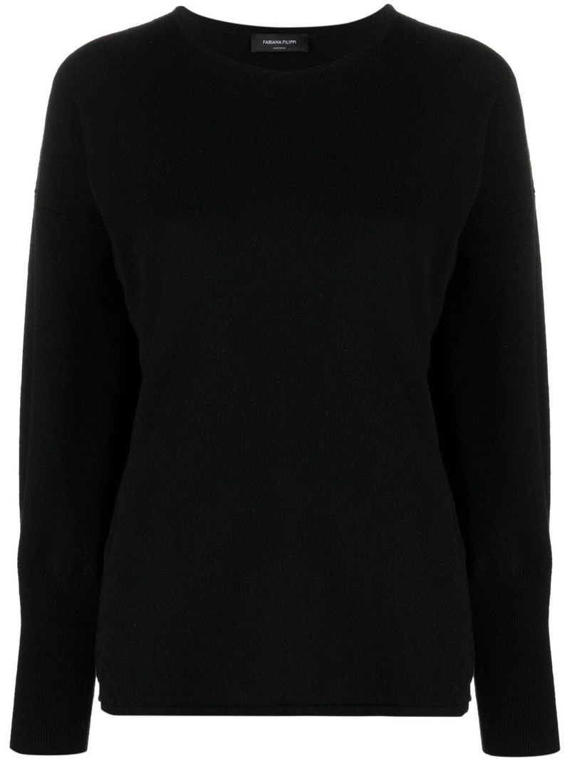fitted-cuffs knitted jumper 1