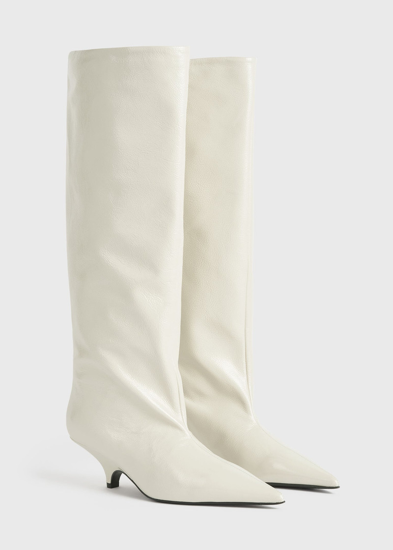 The Wedge-Heel Boot bleached sand 4