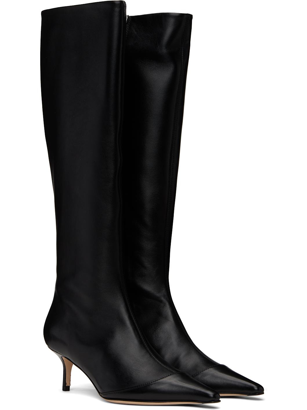 Black Harper Tall Boots - 4