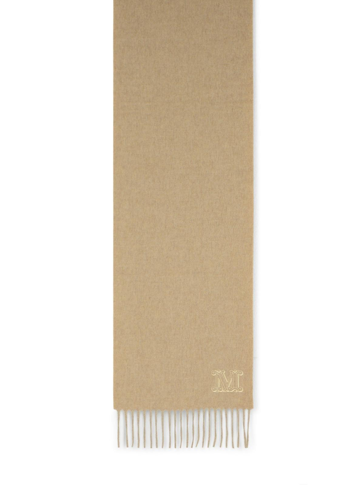 Max Mara 'Wsdalia' Cashmere Stole With Beige 'Monogram' Embroidery Women - 2