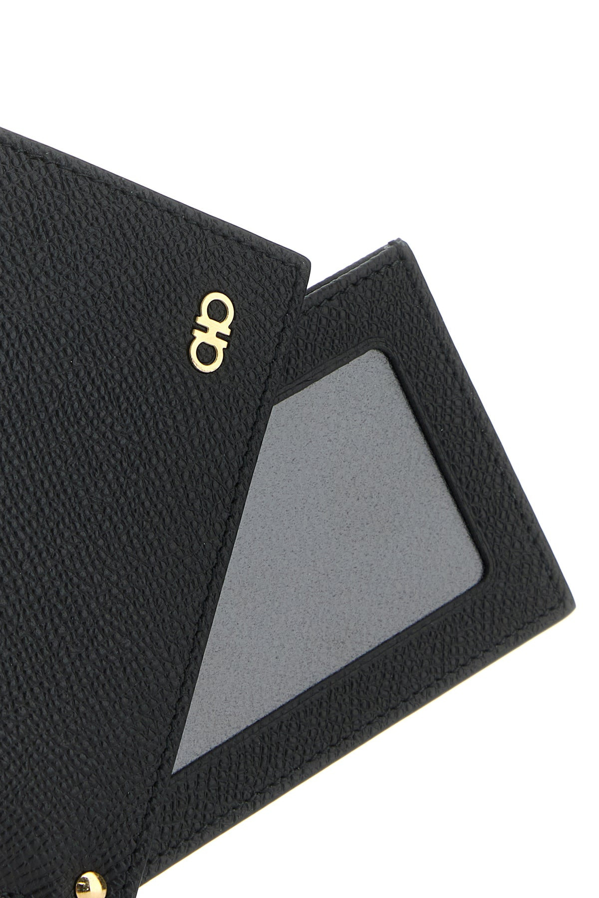 Black leather card holder - 4
