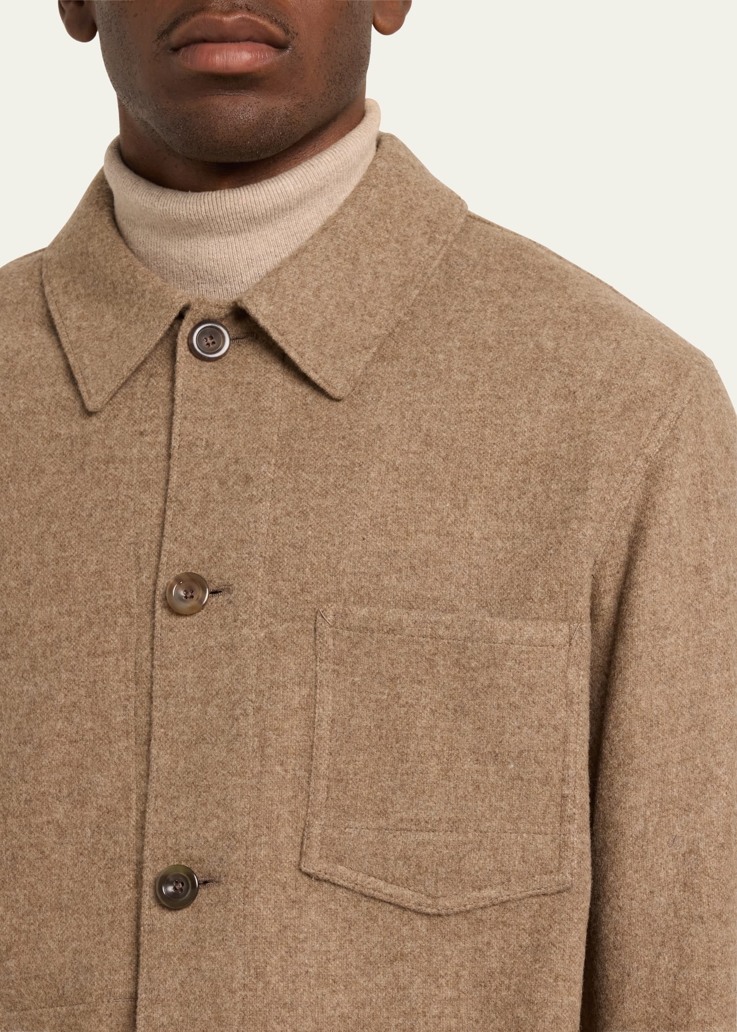 Men's Burnham Brushed Basketweave Jacket - 5