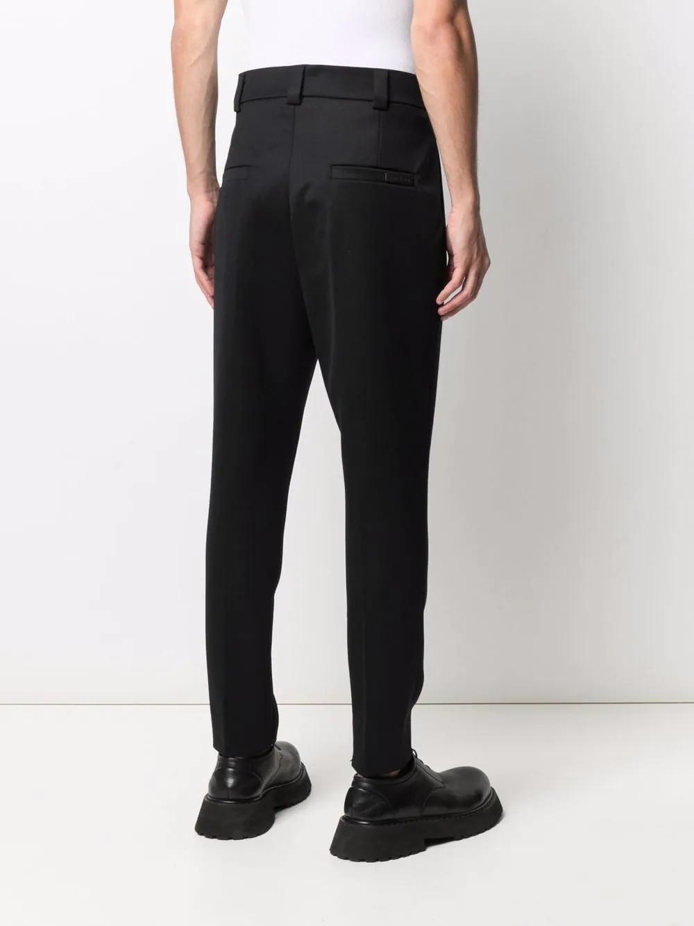 pleat detailed tailored trousers - 4