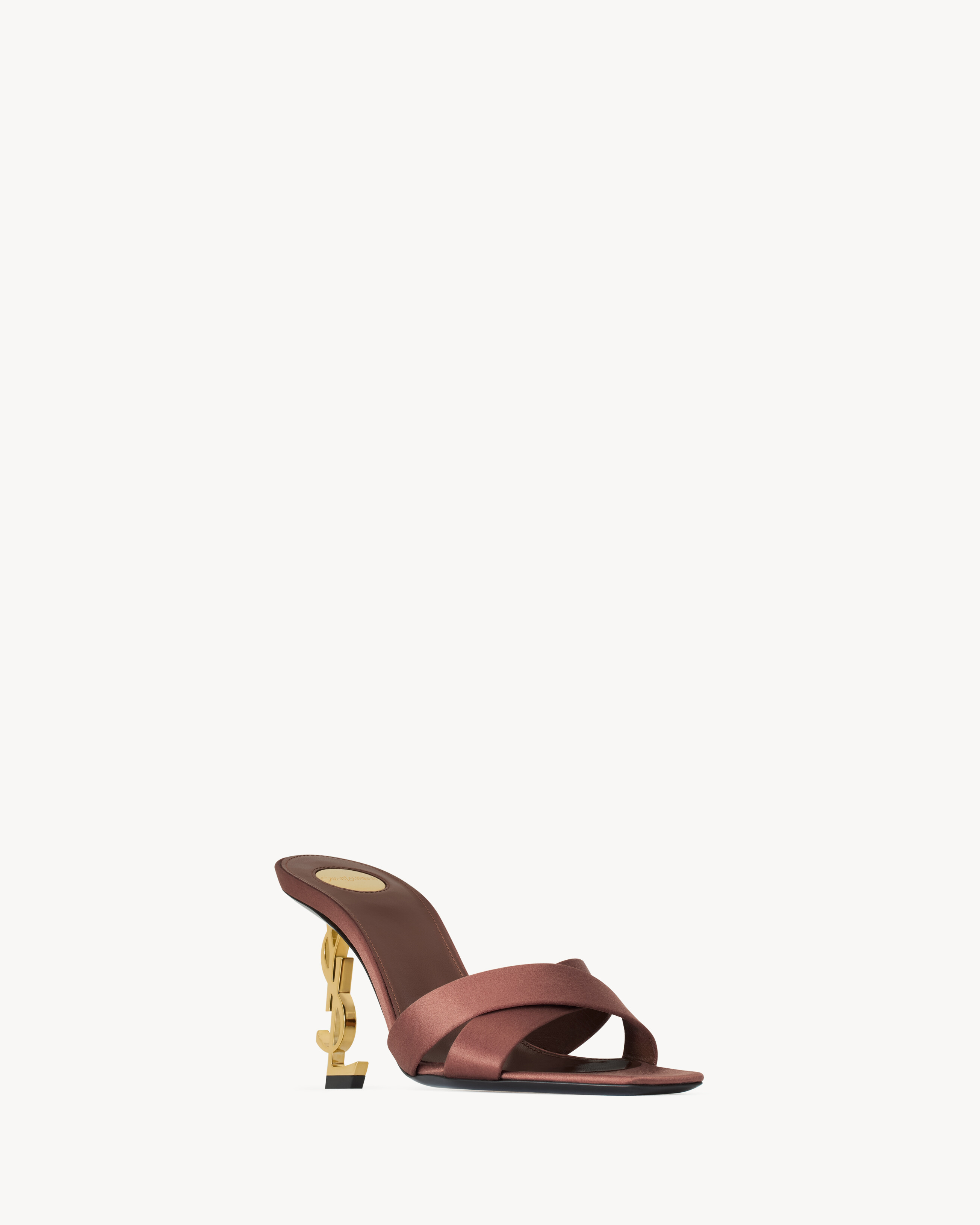OPYUM MULES IN SATIN CREPE - 3