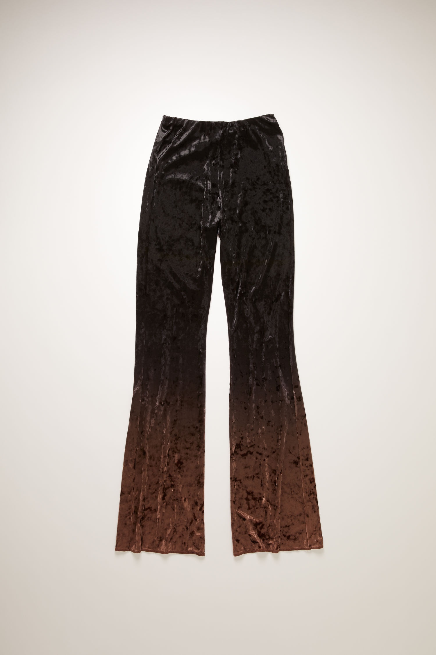 Gradient velvet trousers chocolate/dark brown - 5