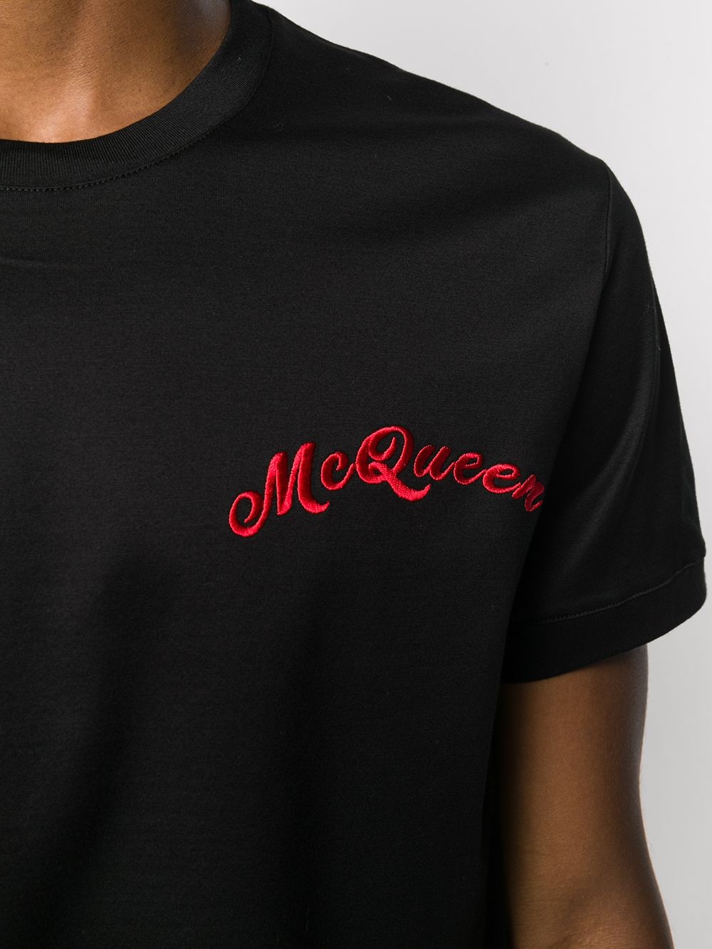 McQueen embroidery T-shirt - 5