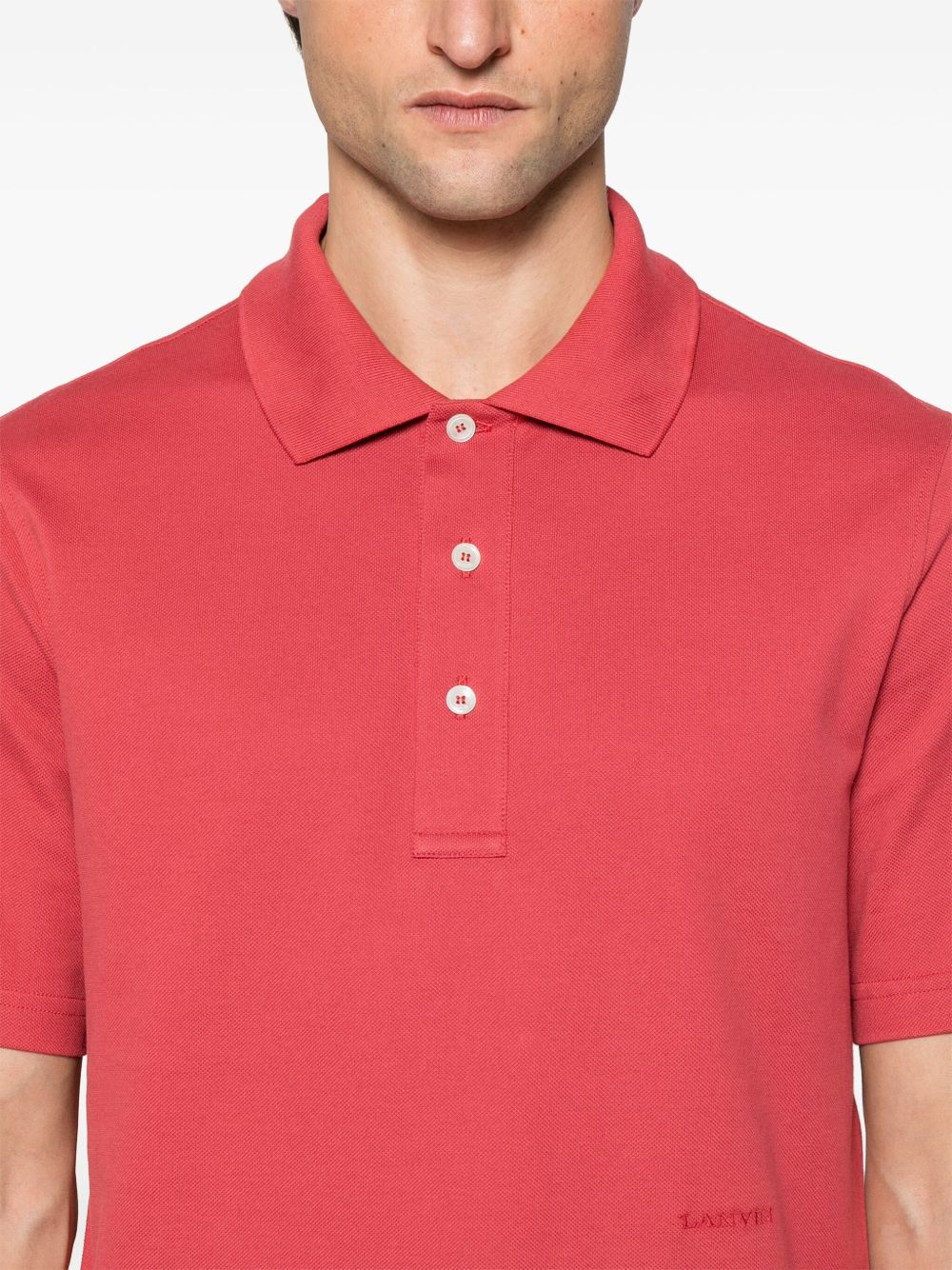 cotton polo shirt - 4