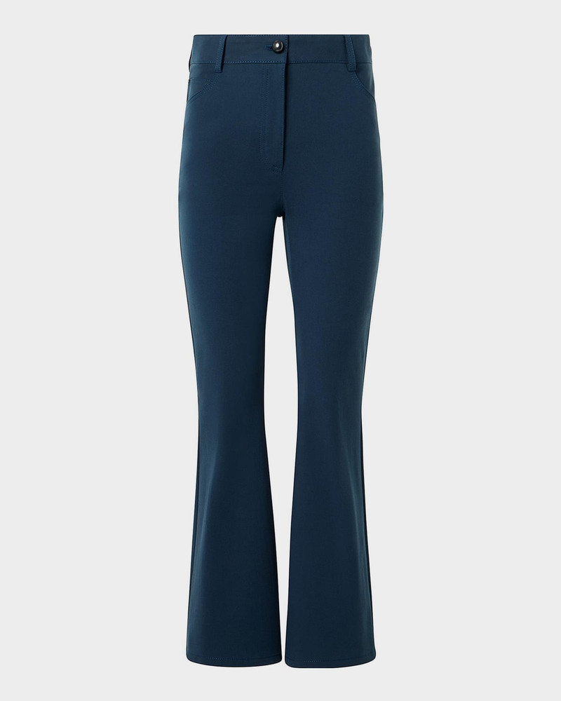 Cali Stretch Cotton Kick Flare Pants 1