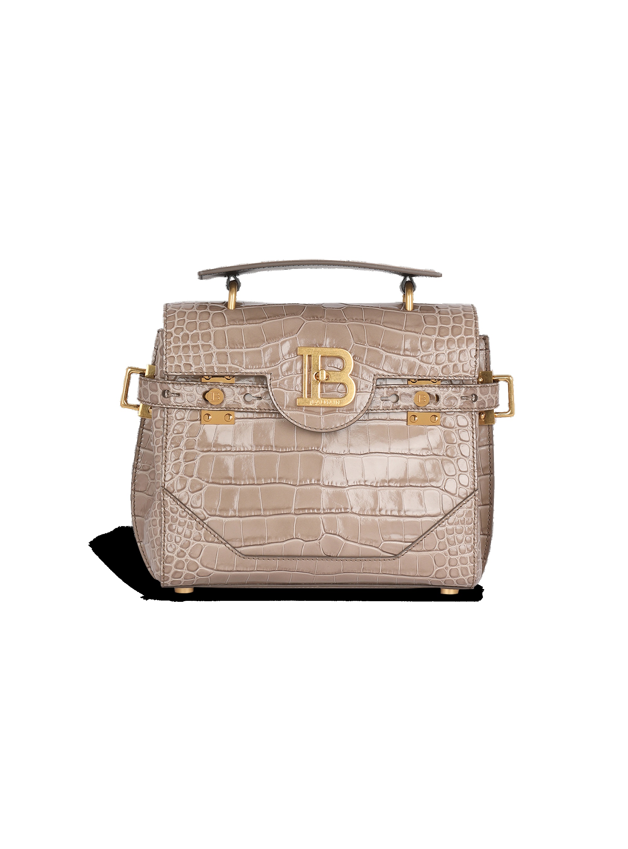 Crocodile-embossed leather B-Buzz 23 bag - 1