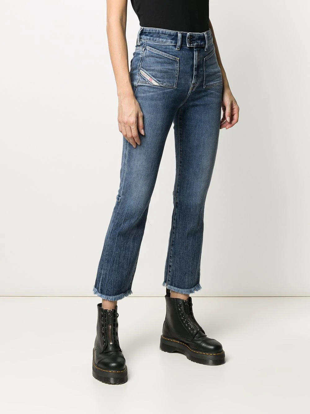 high rise flared jeans - 3