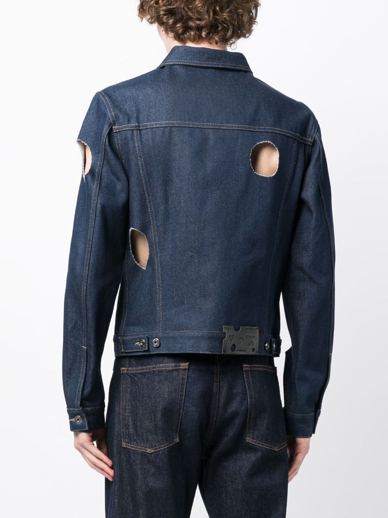 cut-out denim jacket 4