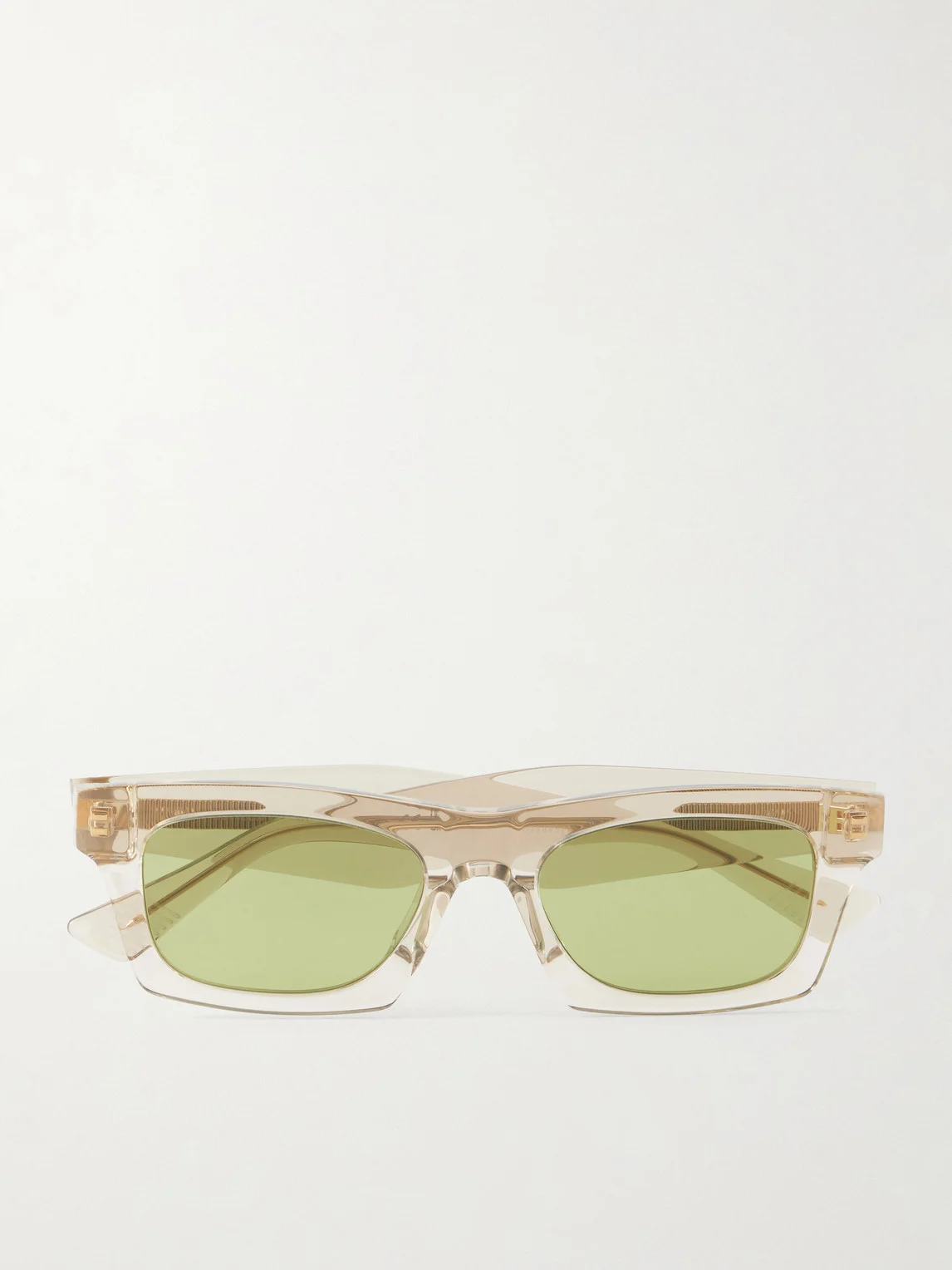 New Entry Square-Frame Recycled-Acetate Sunglasses - 1