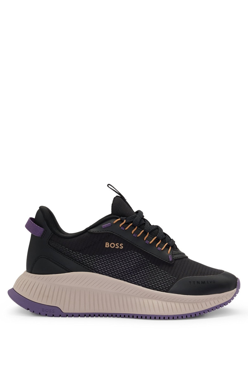 TTNM EVO MIXED-MATERIAL GORE-TEX TRAINERS WITH RIDGED SOLE 1