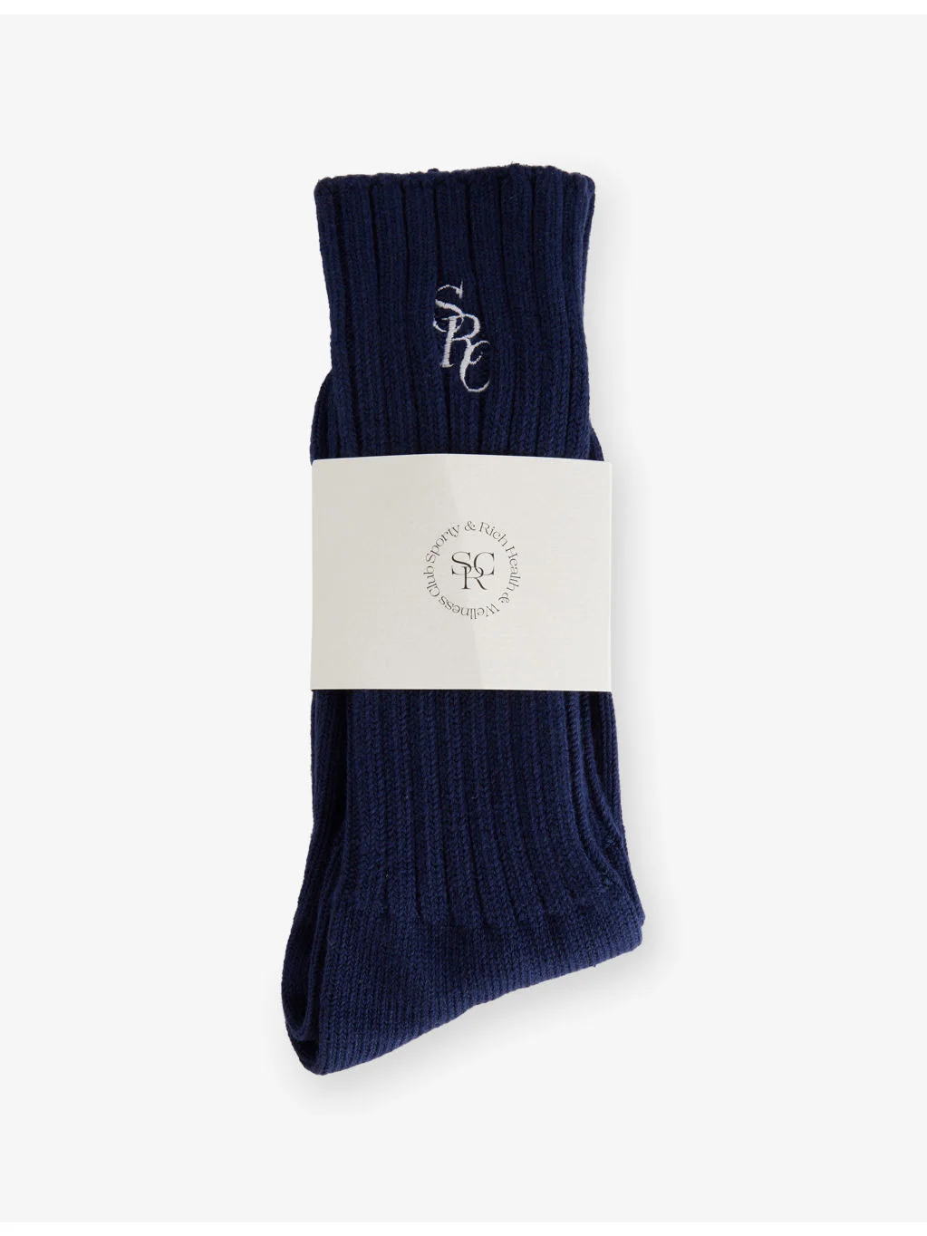 Logo-Embroidered Rib-Knit Socks - 1