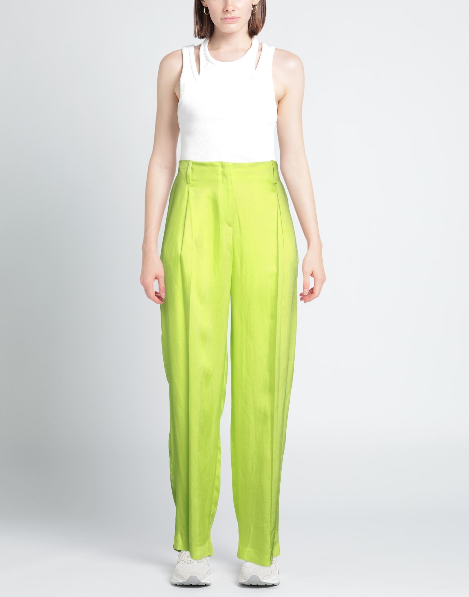 Acid green Women's Casual Pants - 2