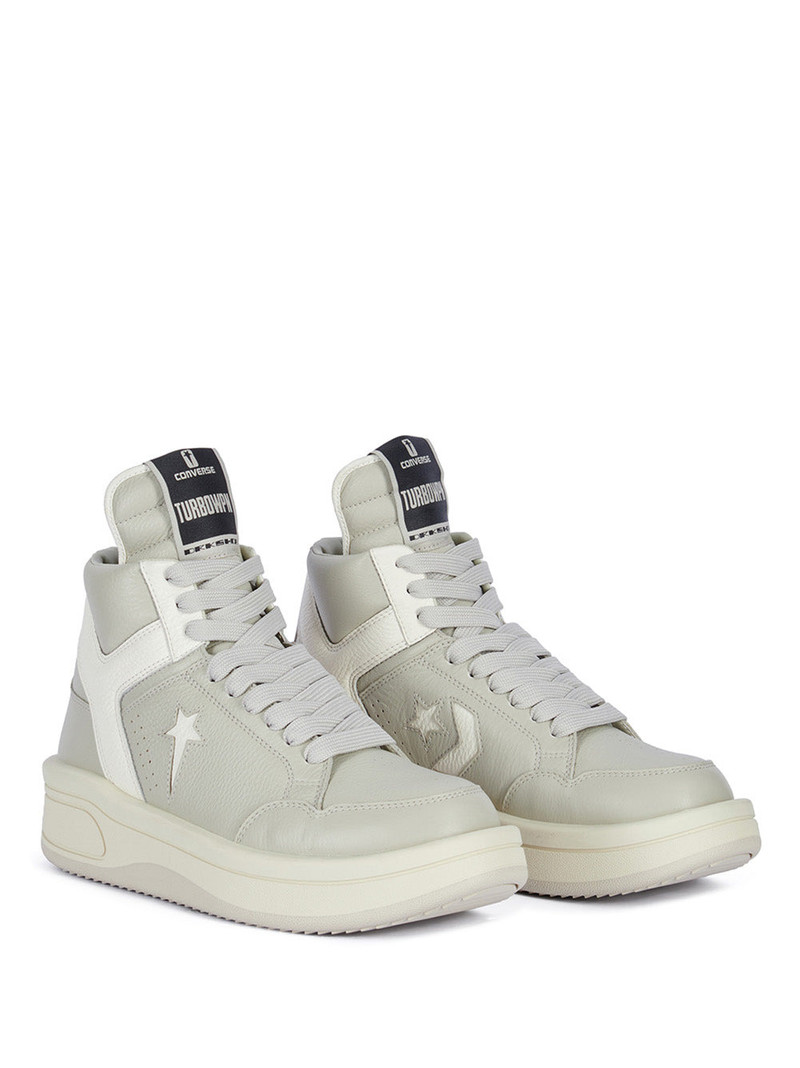Rick Owens DRKSHDW CONVERSE X DRKSHDW TURBOWPN A10960C - OYSTER/WHITE outlook