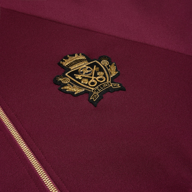 blason tracksuit jacket in double face jersey 4