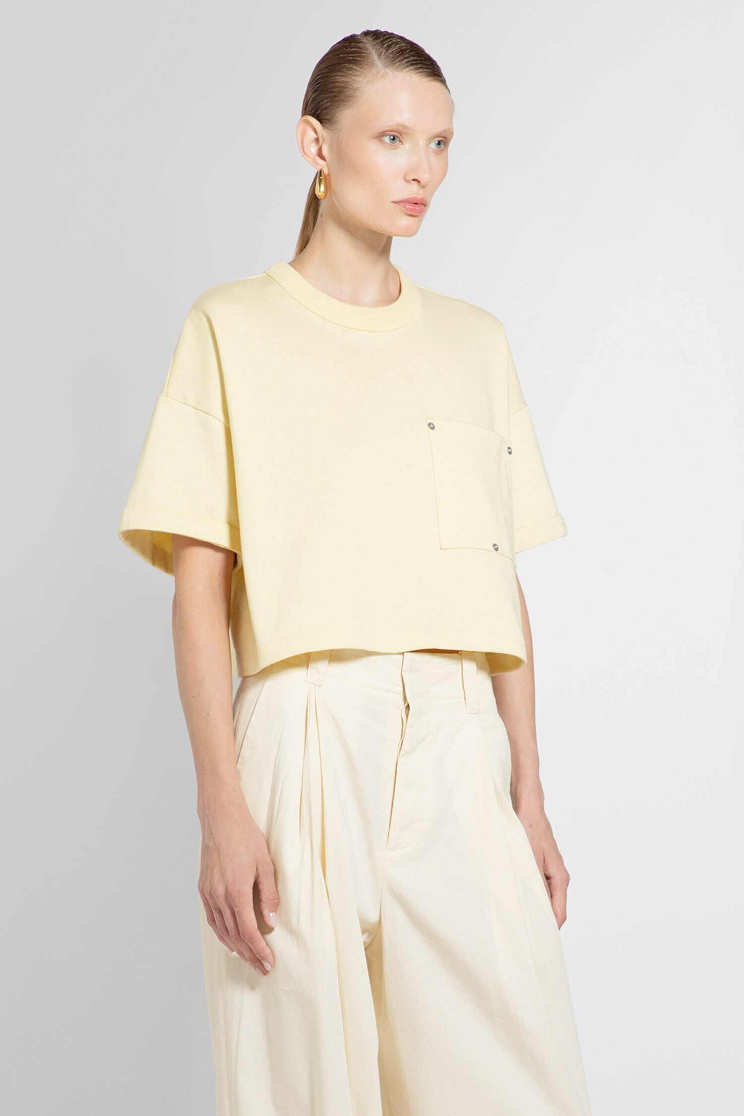Bottega Veneta Cropped-Pocket-T-Shirt | antonioli | REVERSIBLE