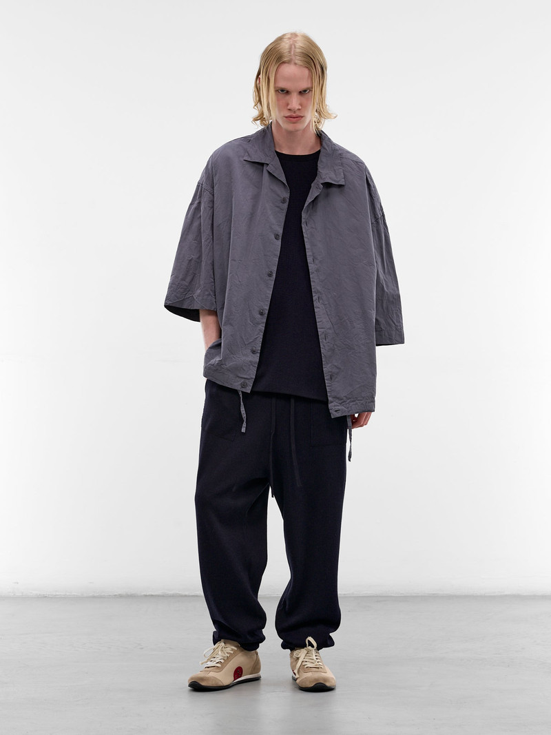 CASEY/CASEY Navy Softy Cotton-Wool Joggers outlook