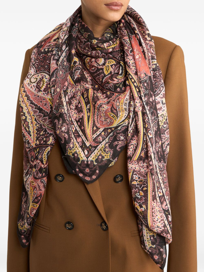 paisley-print scarf 3