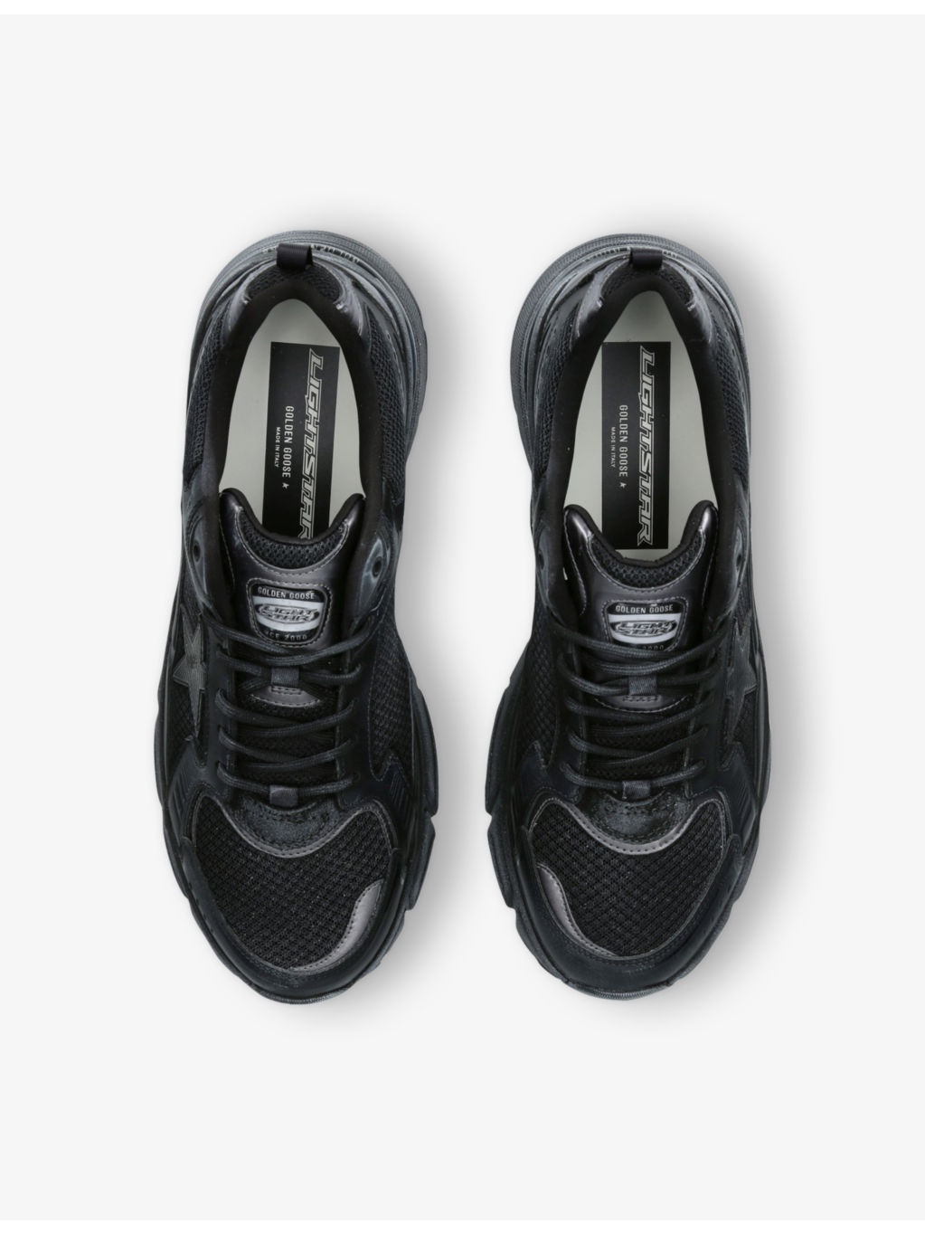 Lightstar Leather and Mesh Low-Top Trainers - 2