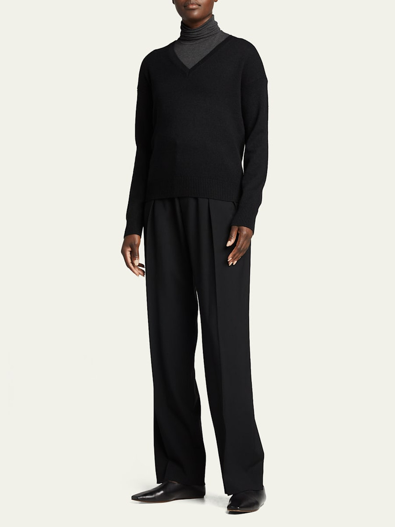 Theory V-Neck Easy Cashmere Pullover outlook