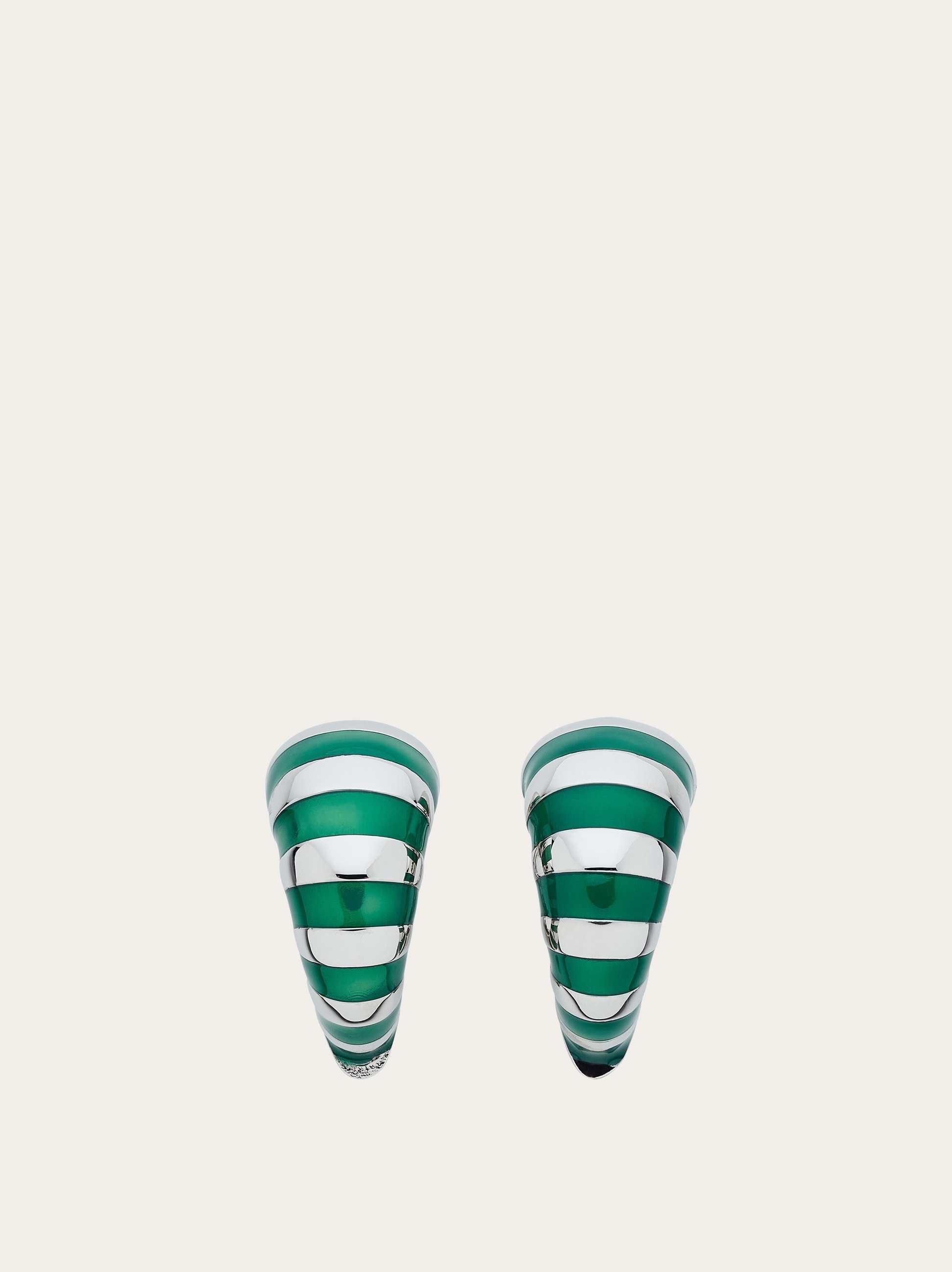 Two tone earrings - 3