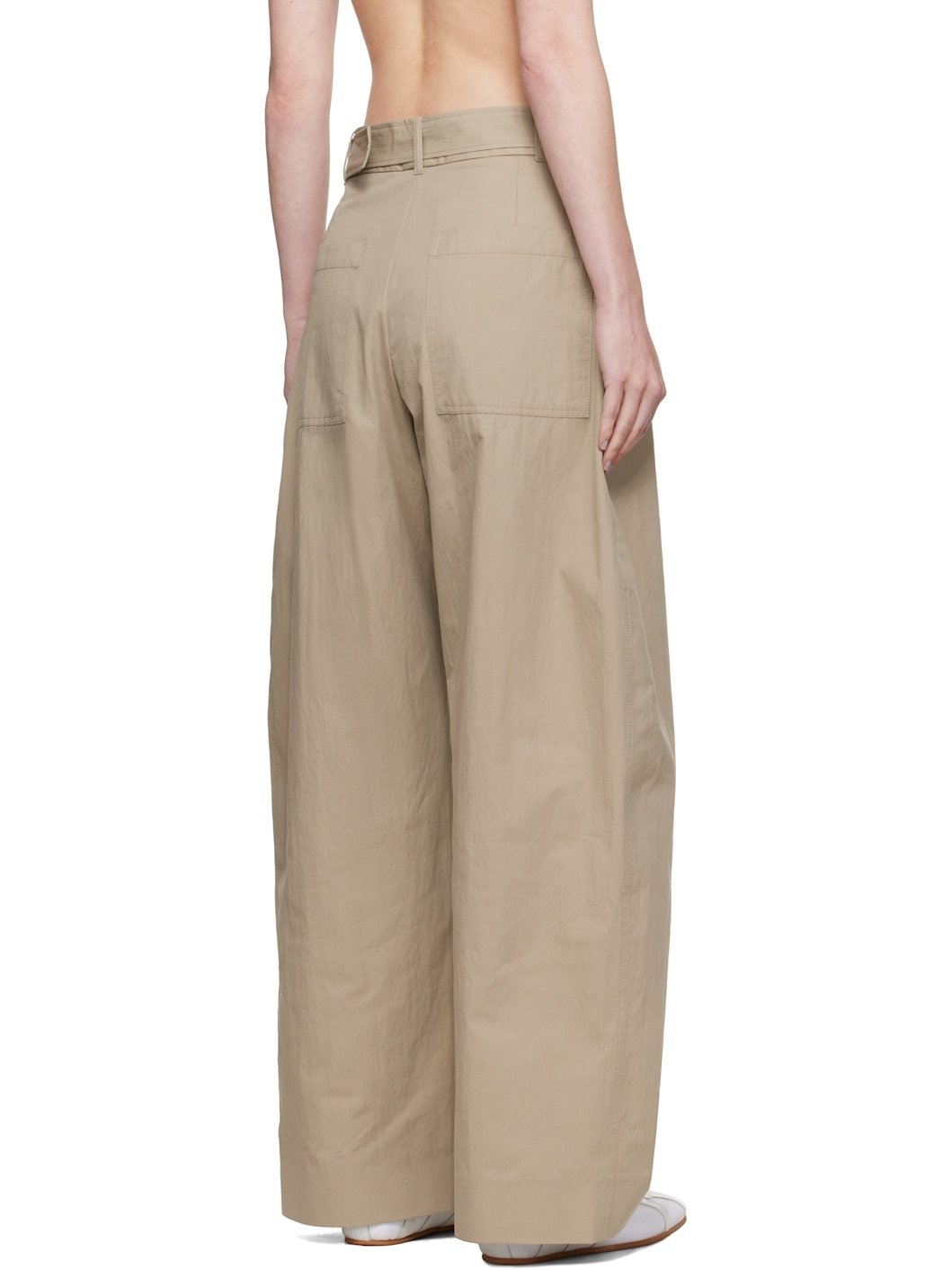 Beige Doring Trousers - 3