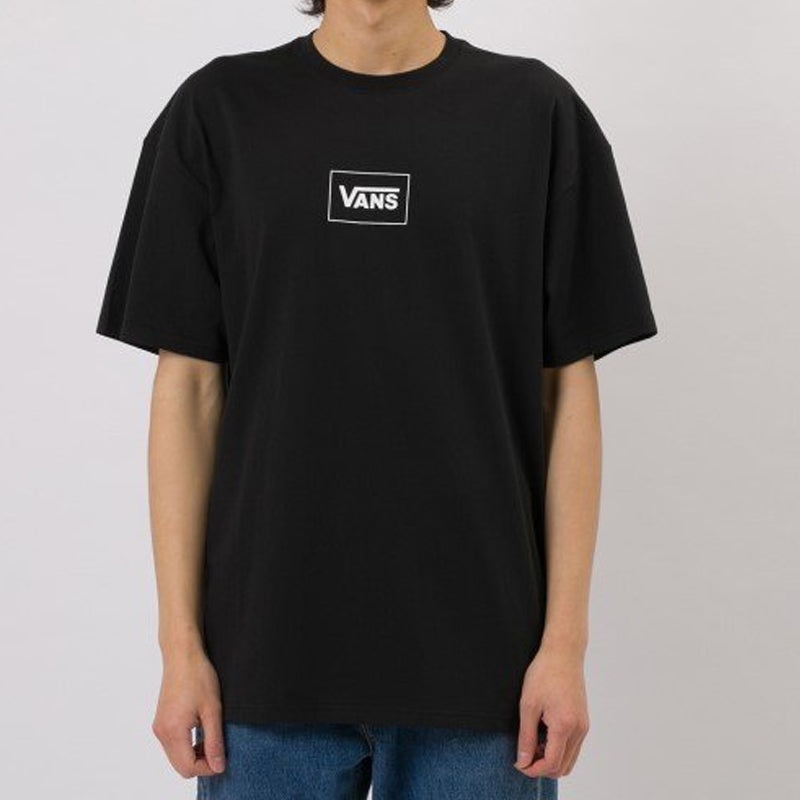 Vans Alphabet Printing Athleisure Casual Sports Short Sleeve Couple Style Black VN0A4MLWBLK - 3