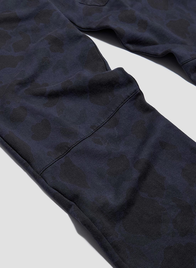 Drawstring Sweat Pant in Overdyed Camo 9