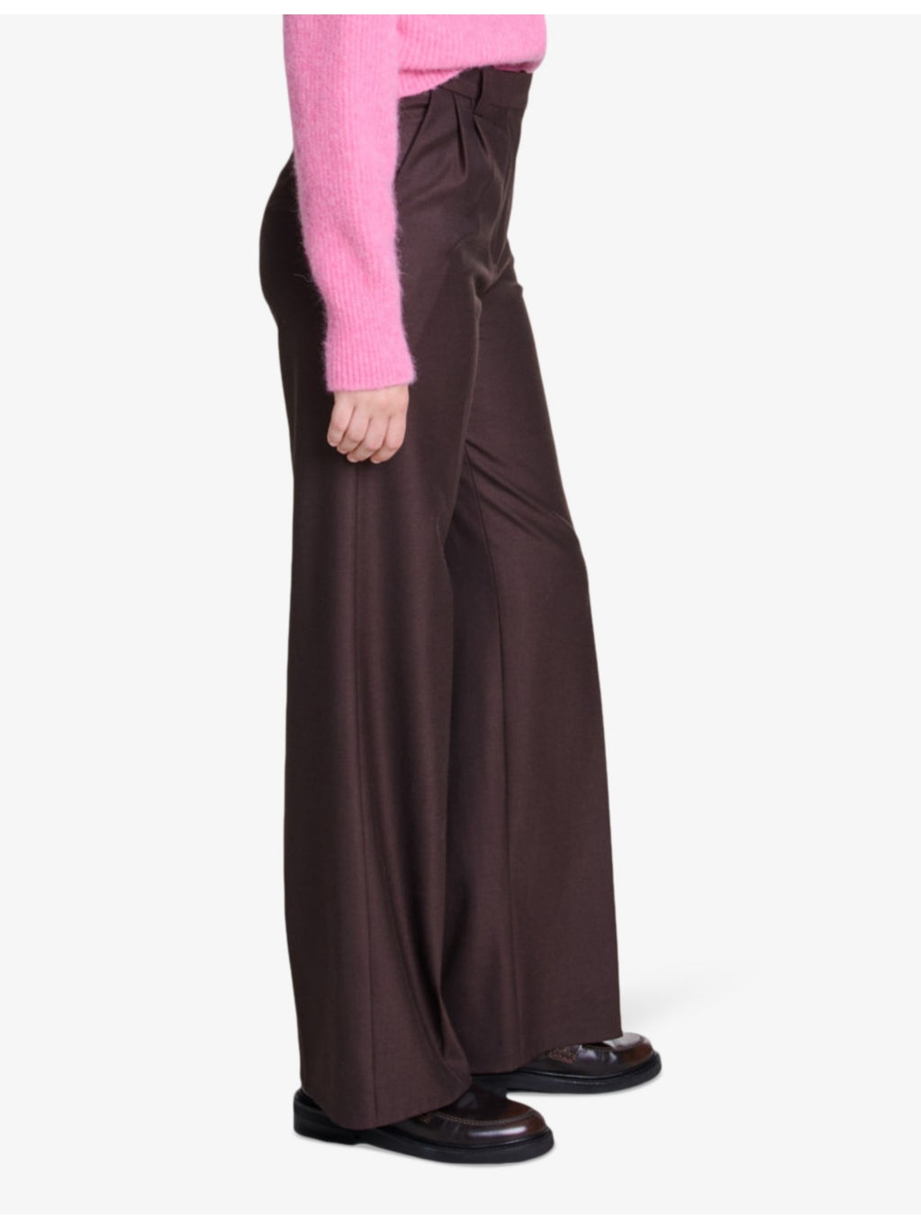Straight-leg high-rise woven trousers - 3