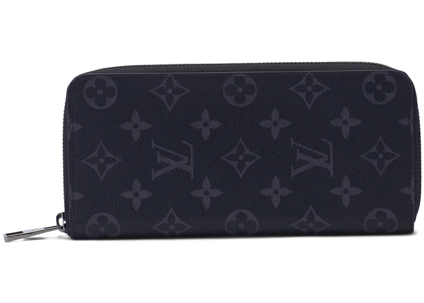 Louis Vuitton Vertical Zippy Wallet Monogram Eclipse Black/Gray - 1