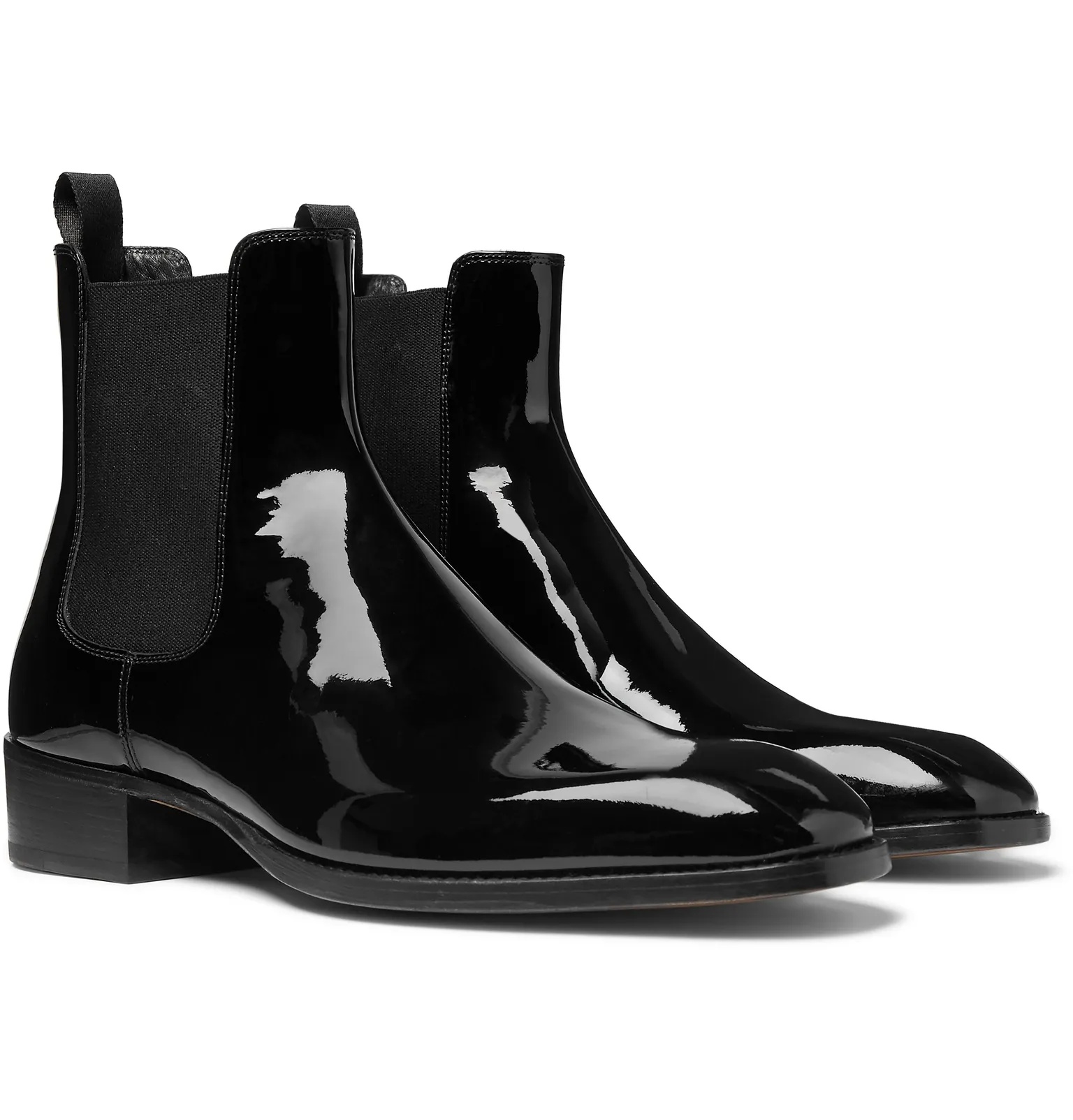 Hainaut Patent-Leather Chelsea Boots - 2