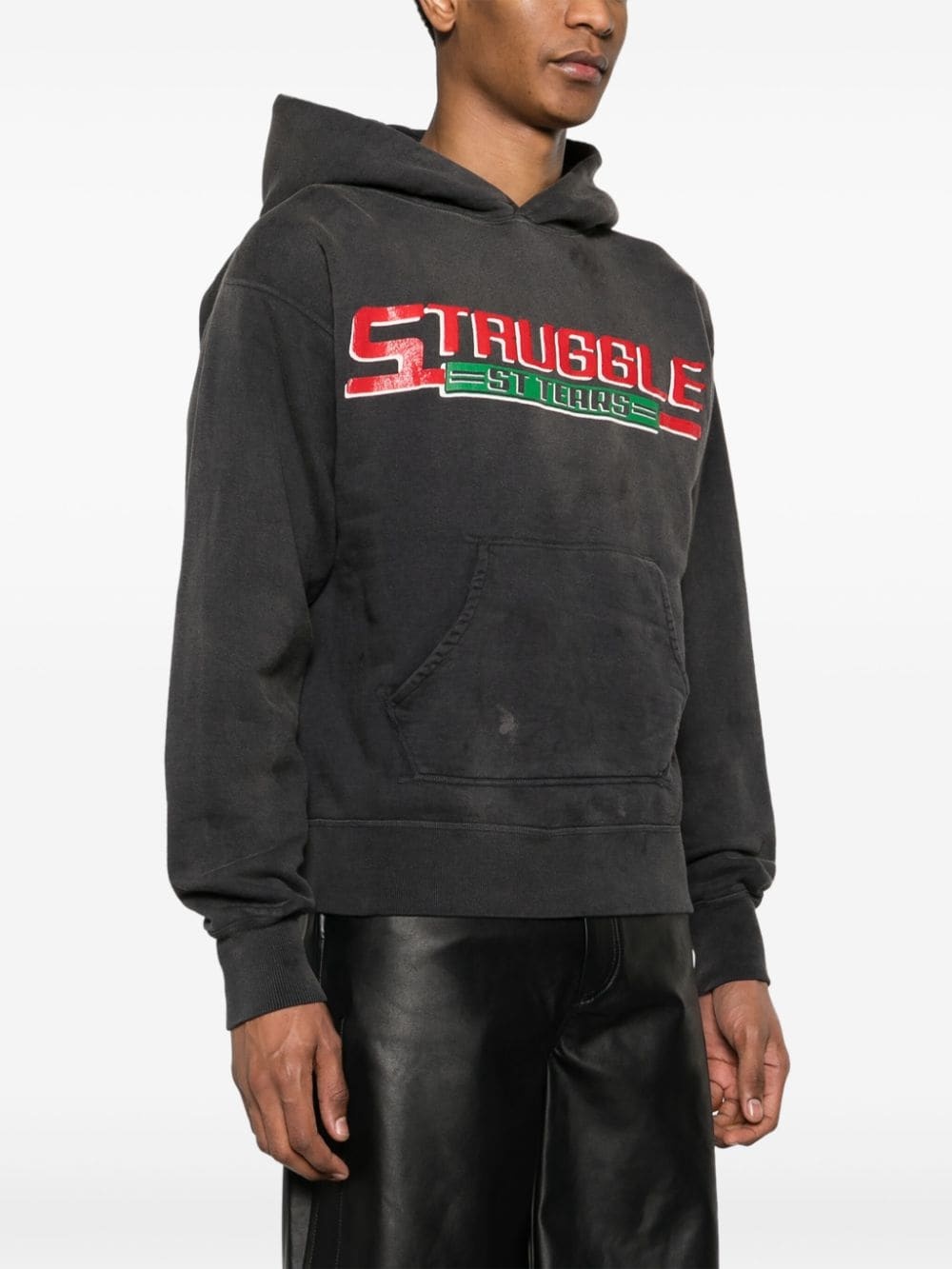 Struggle Tears cotton hoodie - 3