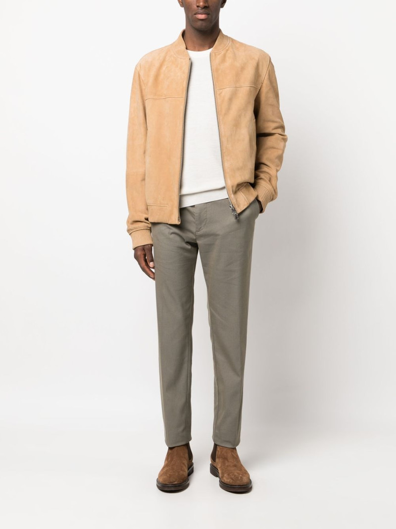 BOSS logo-embroidered cotton jumper outlook