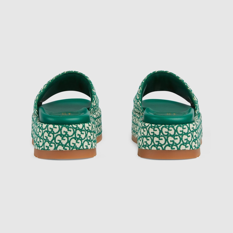 GUCCI Women's GG platform slide sandal outlook