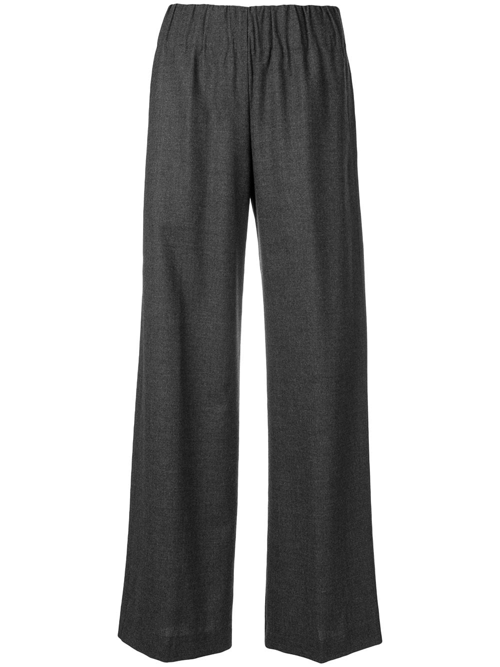 pleated flared trousers - 1