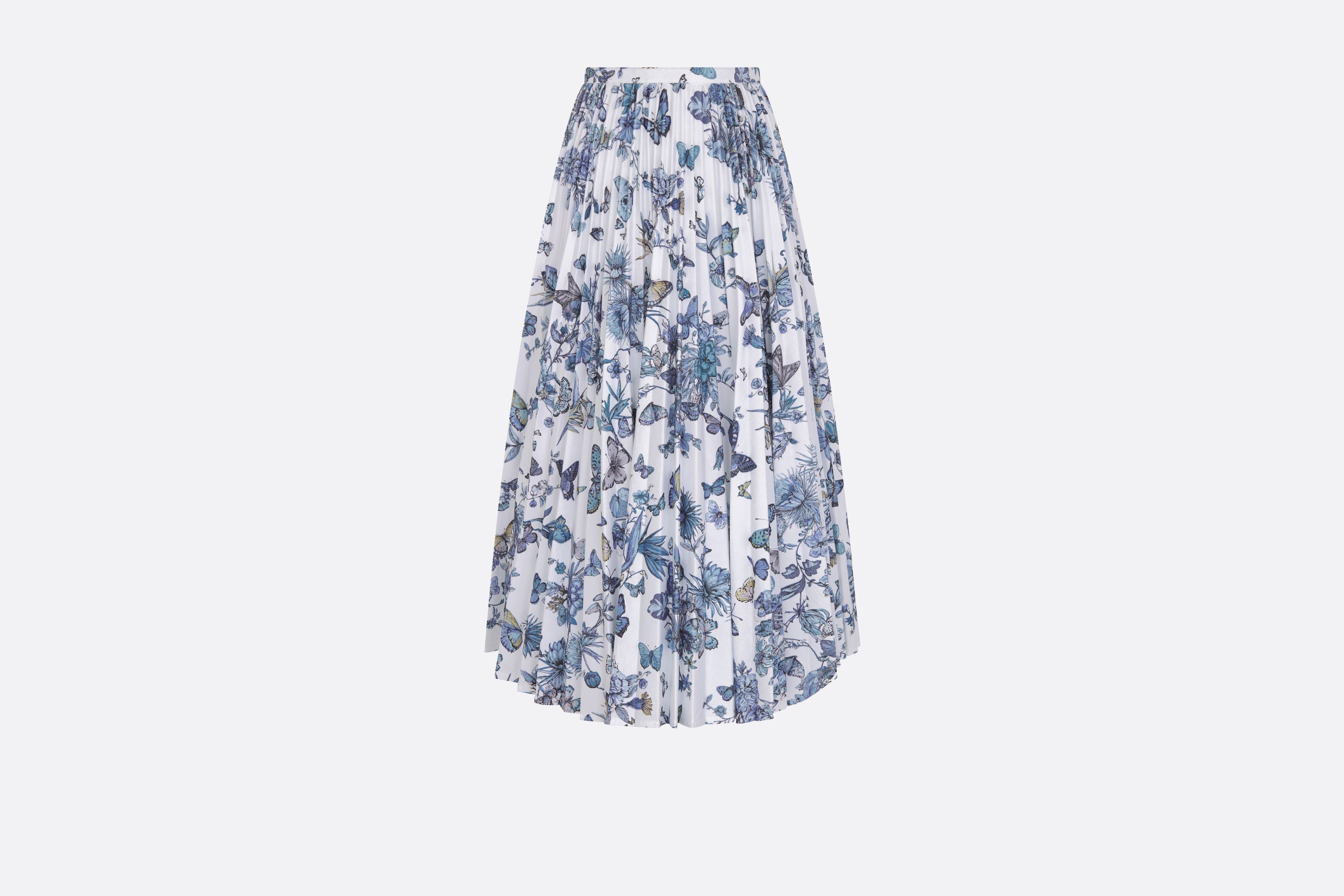 Mid-Length Pleated Skirt - 1