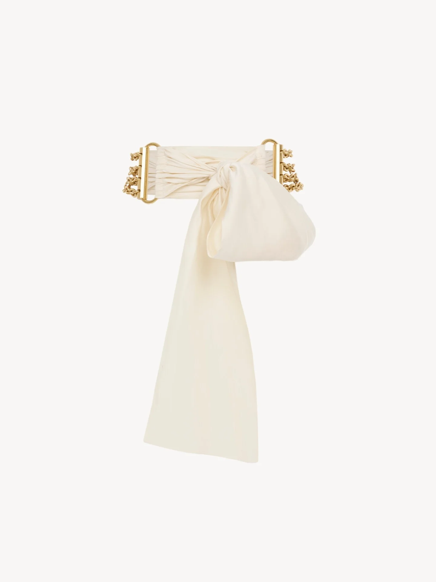 THE CHLOÉ BOW CHAIN BELT - 1