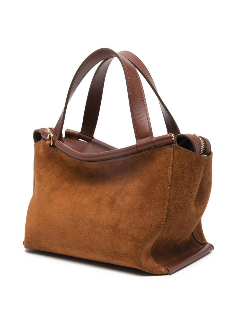Ida suede tote bag 3