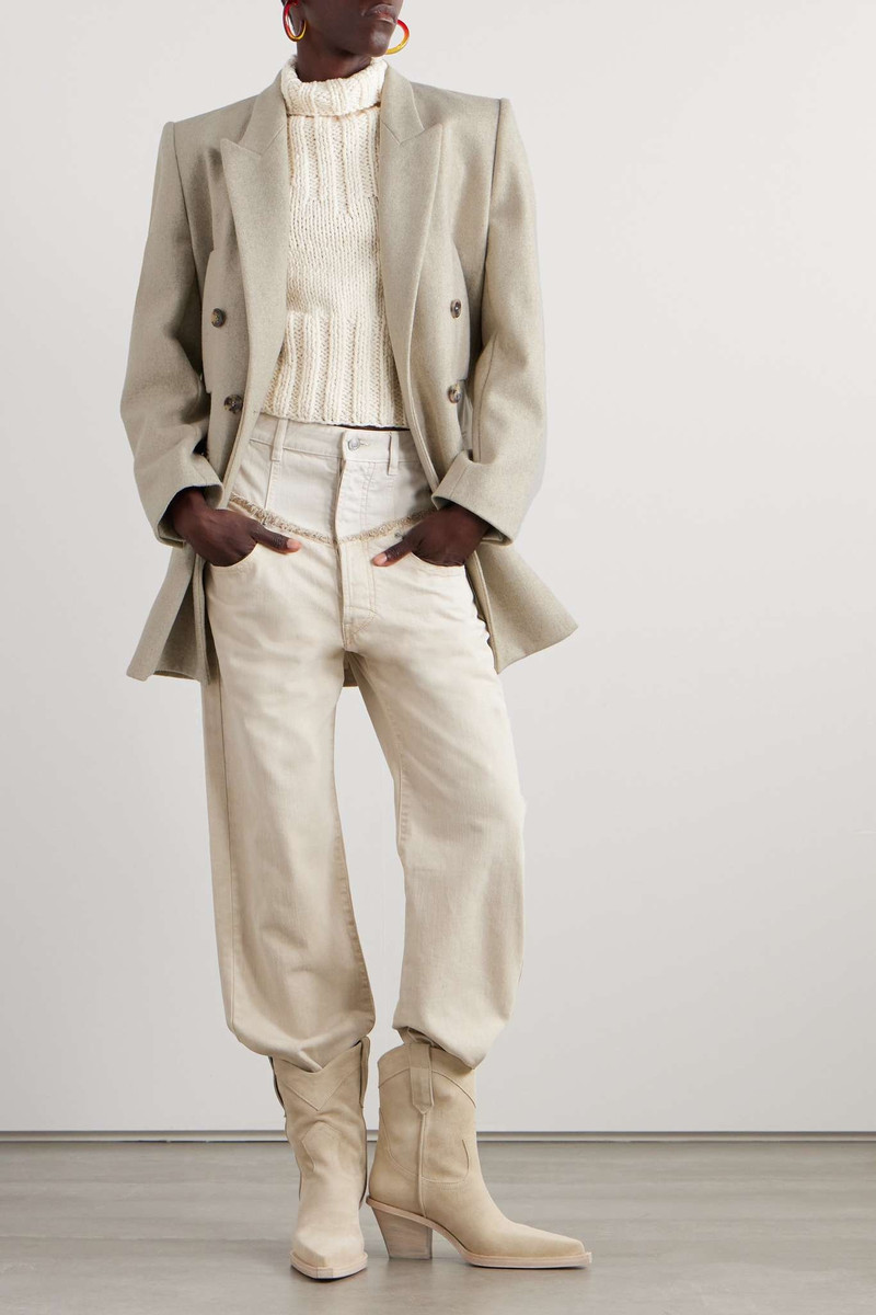 Isabel Marant Floyd double-breasted wool-felt blazer outlook