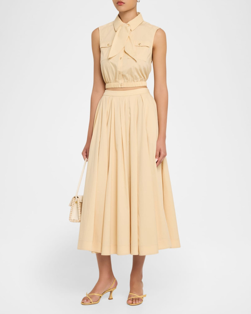 Cinq à Sept Doran Midi Skirt outlook