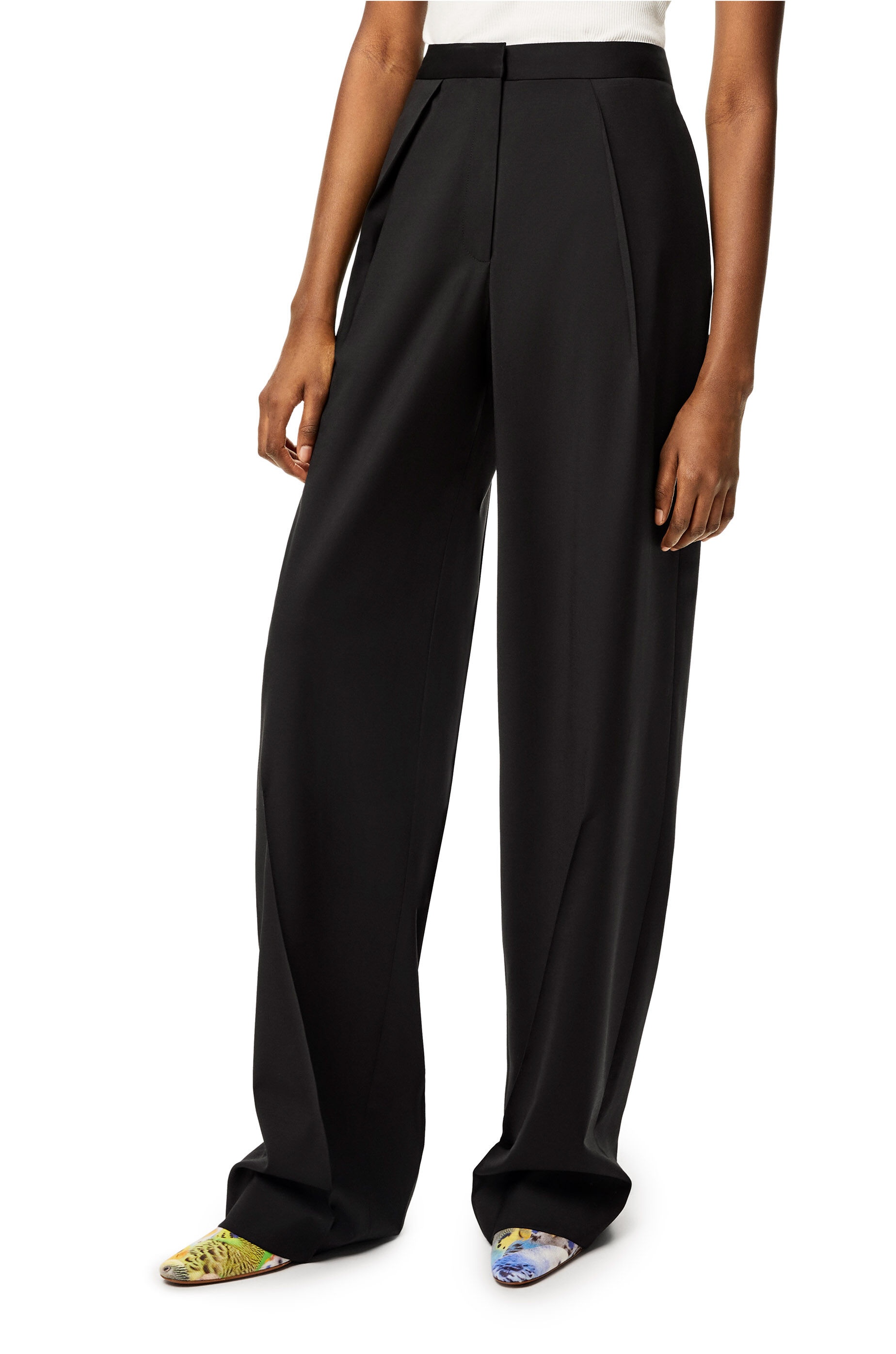 Pleated trousers in wool - 3
