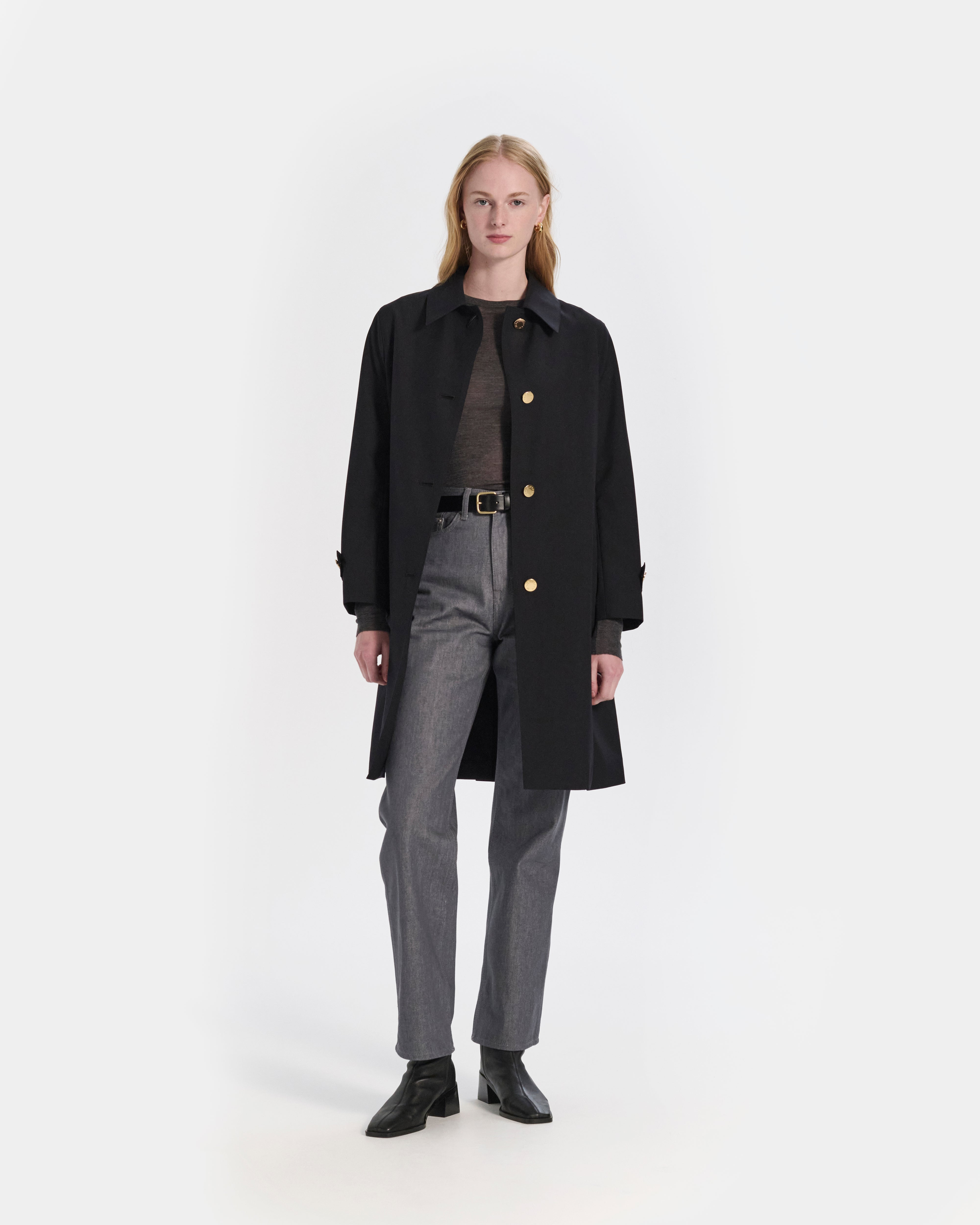 Banton Wool 3/4 Length Coat - 2