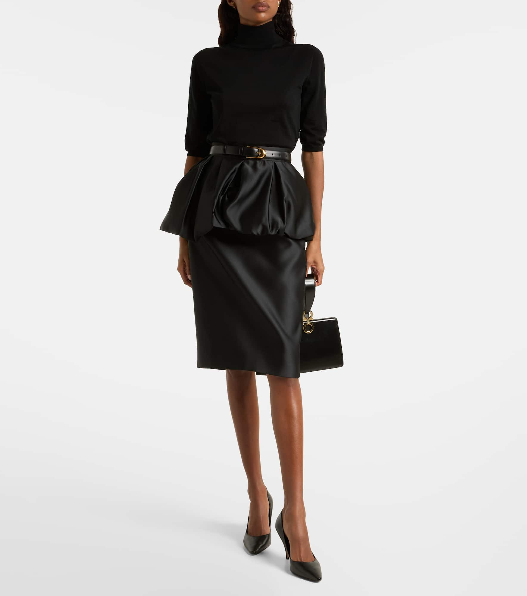 Ossido balloon pencil skirt - 2